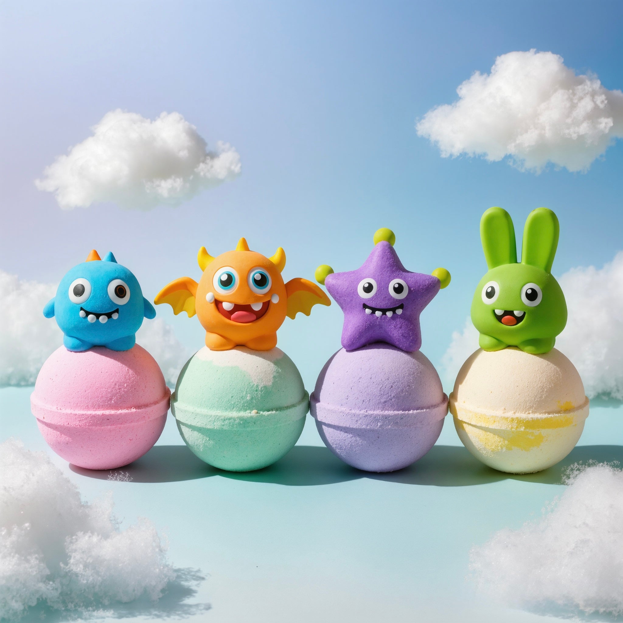 OceanPop ™ - Easter Surprise Bath Bombs WITH TOYS for KIDS