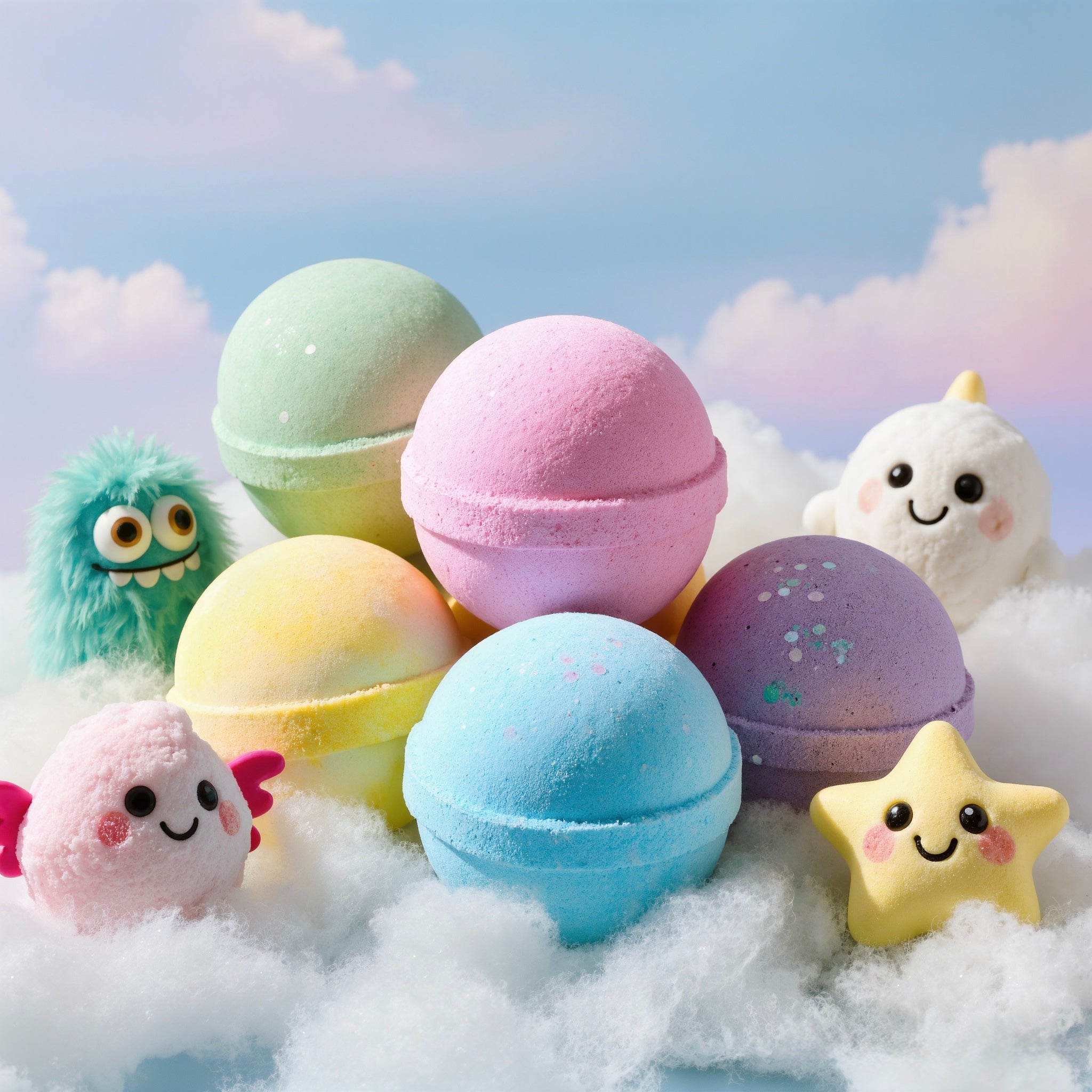 OceanPop ™ - Easter Surprise Bath Bombs WITH TOYS for KIDS