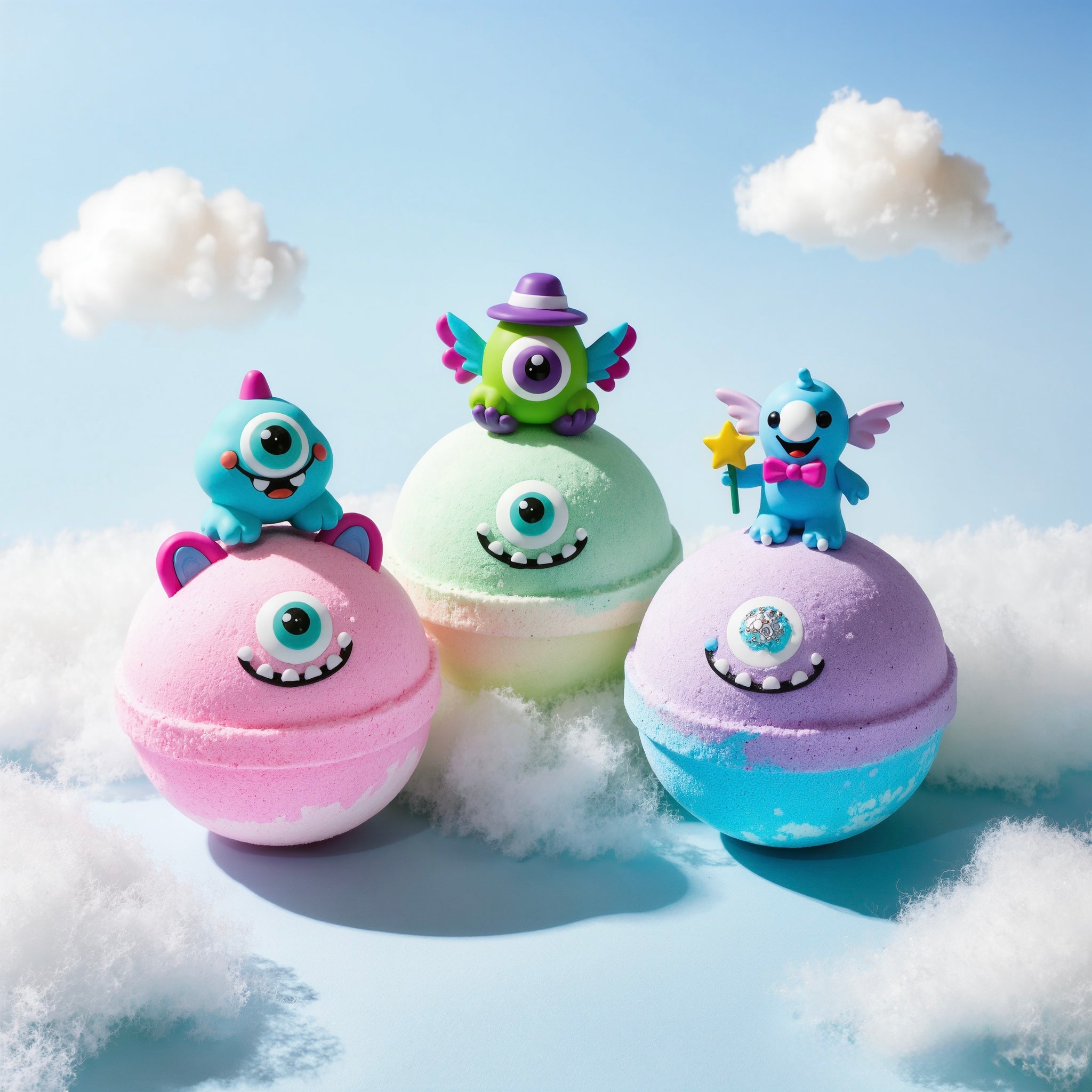 OceanPop ™ - Easter Surprise Bath Bombs WITH TOYS for KIDS